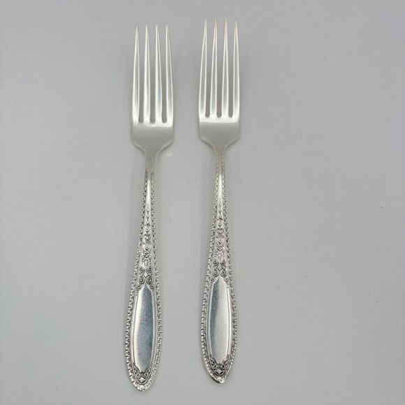 Oneida Other - Vintage Oneida Wm Rogers Ramona Lakewood Brentwood 2 Dinner Forks